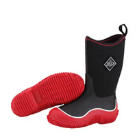 Muck Boot Hale Kids Black And Red